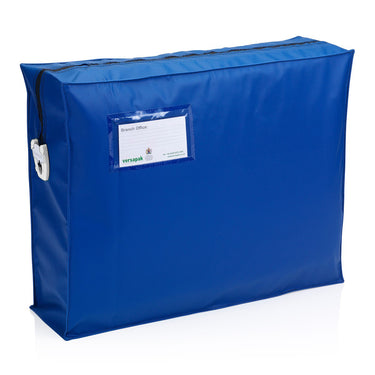 Mail Bag with Gusset ZG4 Blue T2 Front